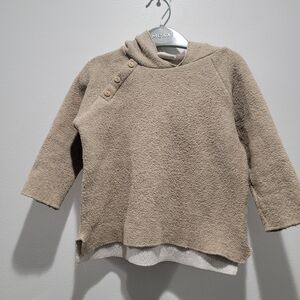Zara Tan Sweatshirt Sz 18-24M